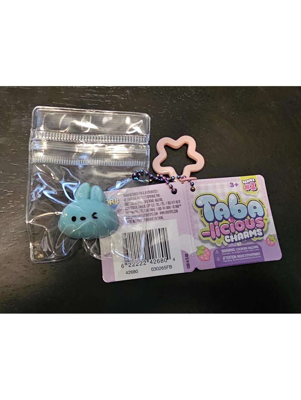 Taba licious charms Keychain squishy new rare HTF bunny